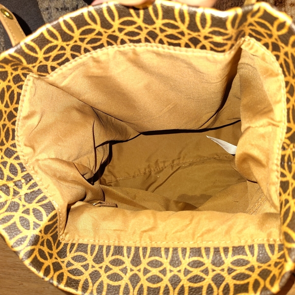 Brown Patterned Backpack - Picture 5 of 5